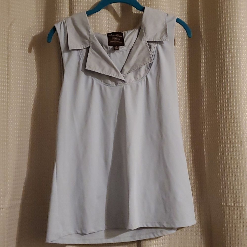 UNDERCOVER AGENT KATHLEEN KIRKWOOD GRAY SLEEVELESS COLLARED XL